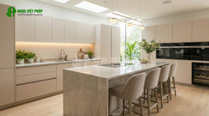 Cấu tạo tủ bếp inox 304 sản xuất tại Nhựa Việt Pháp