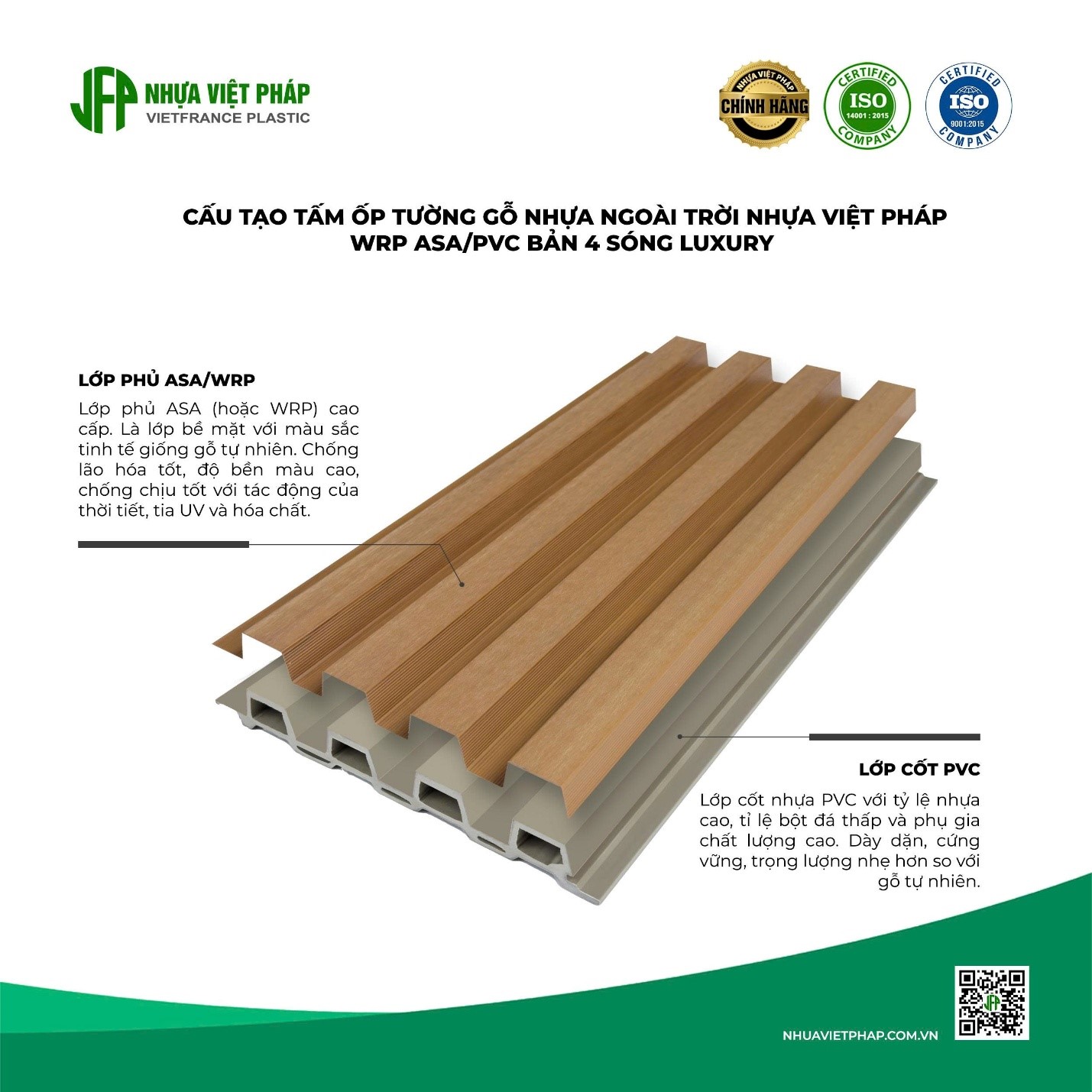 tấm ốp gỗ nhựa asa