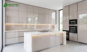 Hình ảnh kích thước tủ bếp inox tiêu chuẩn cho nhà Việt