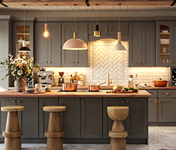 tủ bếp gỗ nhựa cao cấp G2 Nhựa Việt Pháp