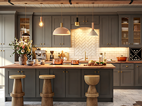 tủ bếp gỗ nhựa cao cấp G2 Nhựa Việt Pháp