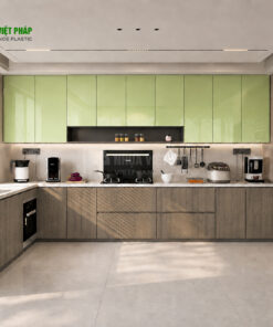 Tủ bếp inox cao cấp Legacy Nhựa Việt Pháp
