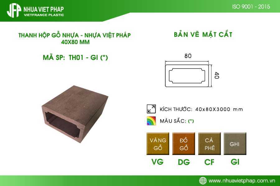 Chọn lõi thép phù hợp với thanh hộp gỗ nhựa - Nhựa Việt Pháp
