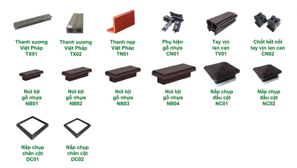 Nhựa Việt Pháp Gỗ nhựa Nhựa Việt Pháp